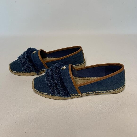 Tory Burch denim espadrilles with - Picture 3 of 8